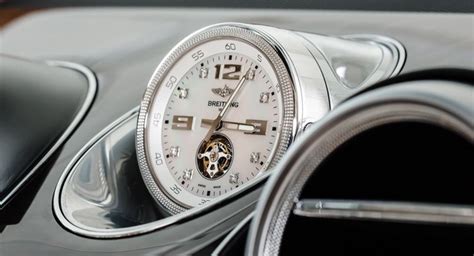 bentley with breitling clock|bentley dash clock cost.